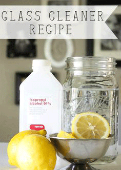 Do It Yourself Glass Cleaner Recipe